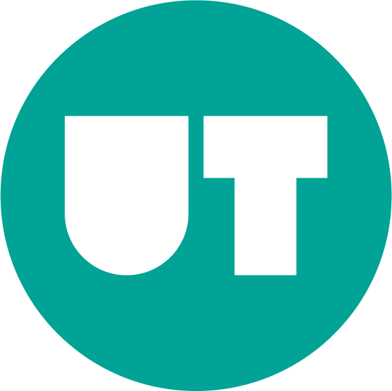 Logo circular de la revista universidad y territorio