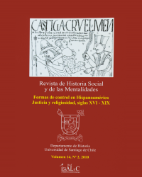 					Ver Vol. 14 Núm. 2 (2010): Formas de control en hispanoamérica. Justicia y religiosidad, siglos XVI-XIX
				